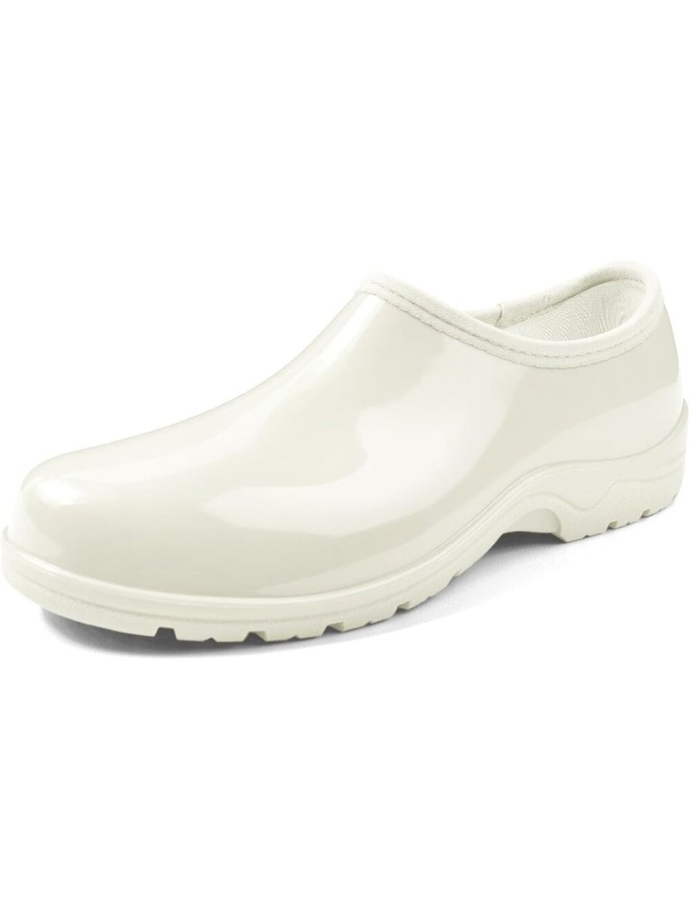 🆕Women's Matte White Garden Shoes Slip-On Outdoor Clogs Rain Shoes Casual